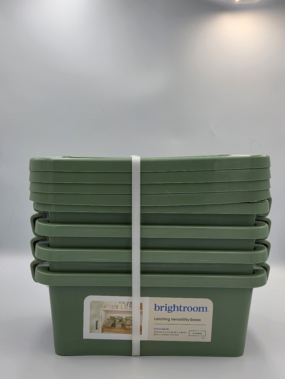 Brightroom Green Latching Versatility Boxes Set Of 4 Nwt
